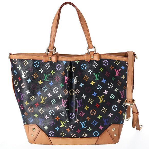 Louis Vuitton x Murakami Charlene GM Monogram Multicolor Tote Black - Picture 4 of 9